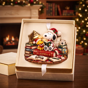 Cozy Reading Nook Acrylic Ornament - Personalized Christmas Gifts For Book Lovers 04tttn290926