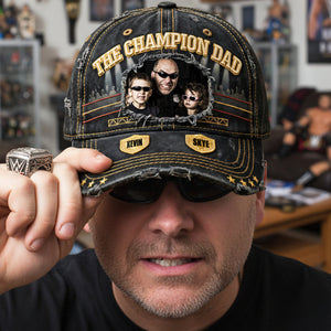 The Champion Dad Classic Cap Personalized Father's Day Gifts 02PATA060326