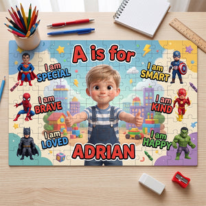 Happy Memories Jigsaw Puzzle - Custom Photo Gifts For Kids 02NATN060726-Homacus