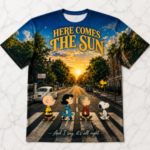 The Beatles Across Sunny Acoustic Melodies 3D Shirt - Personalized Gifts For Rock Lovers 01nadt290726
