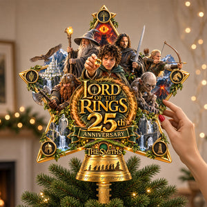 25th Anniversary Fantasy Adventure Tree Topper - Personalized Gift For Fantasy Lovers 03OHDH210926