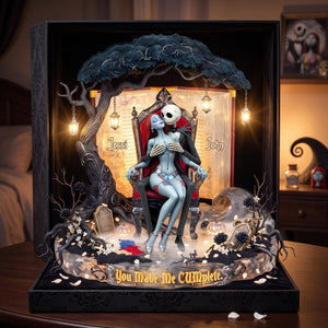Haunted Romance Light Box - Personalized Gifts For Couples 01palu100726