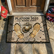 Home Of A Proud Veteran Doormat - Personalized Gifts For Veteran 061TGLU260126-Homacus