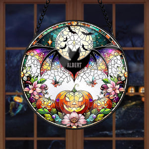 Bat Stained Glass Ornament 04acxx190824/03acqn220824 Halloween Gifts - Ornament - GoDuckee