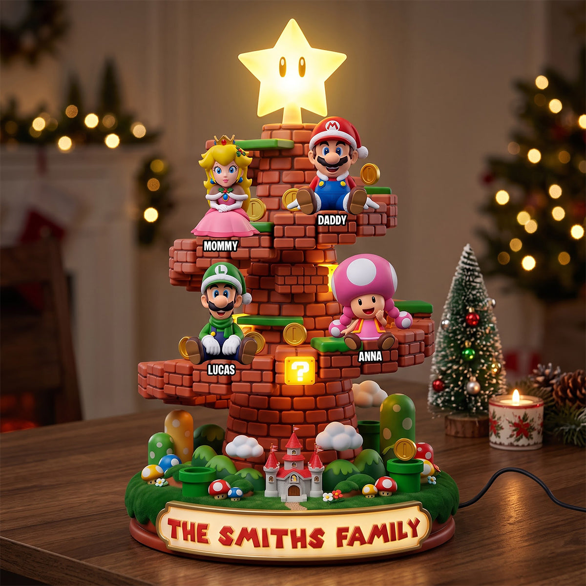Game Retro Acrylic Light Box -  Personalized Gifts For Family 03patn191026