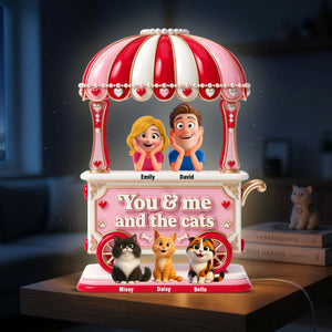 Couple Sweet Little Pet Gang Light Box - Personalized Gifts For Couple 06toqn220626-Homacus