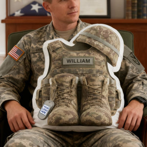Honoring Heroes Pillow Personalized Gifts for Veterans 09OHLU151125