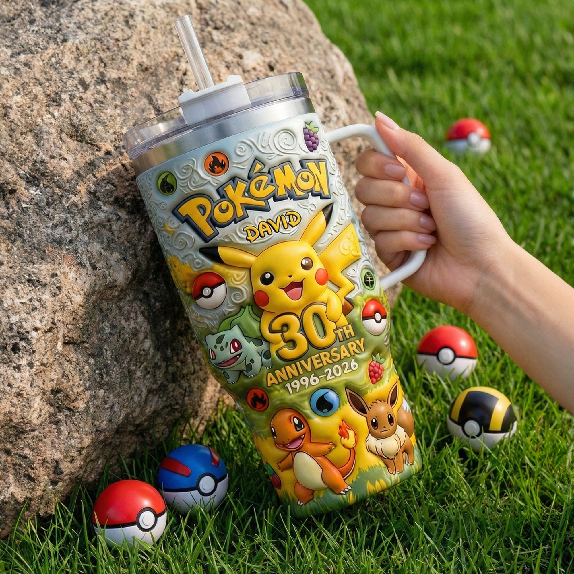 Celebrate 30th Pocket Creature 40 Tumbler - Personalized Gift 07TGLU170126
