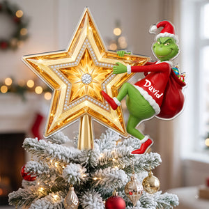 Acrylic Christmas Tree Topper - Personalized Gifts For Christmas 01tyqn120826