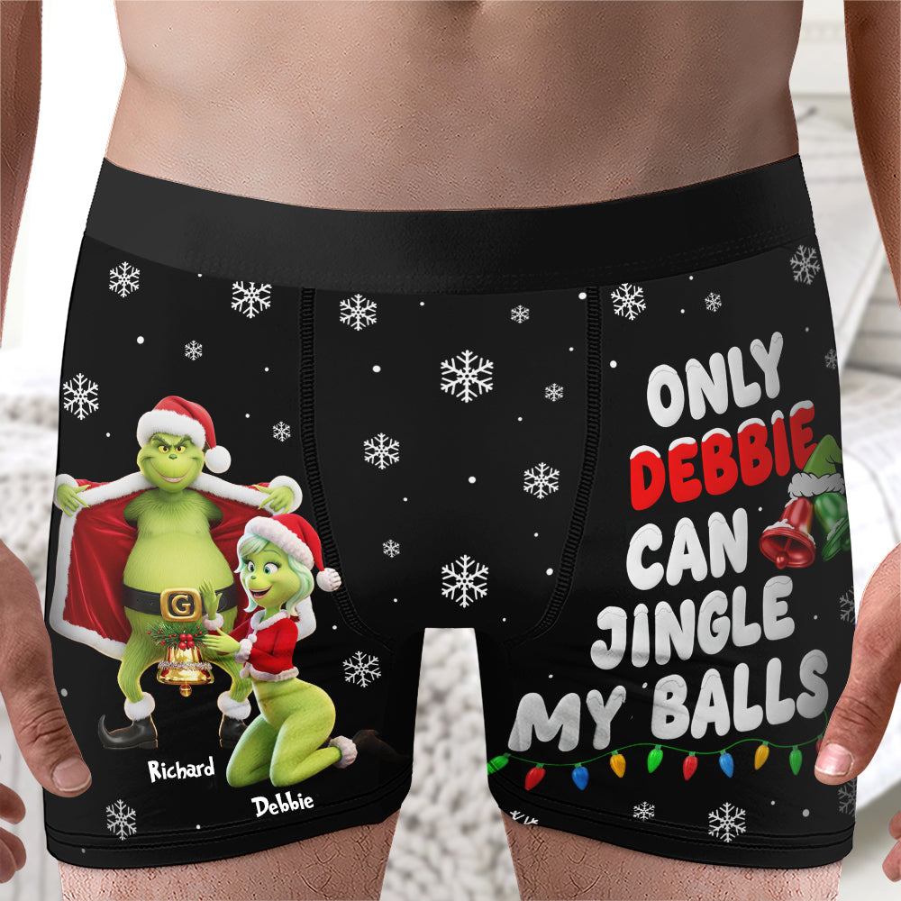 Naughty Couple Men's Boxers - Personalized Christmas Gifts 03ohqn150925