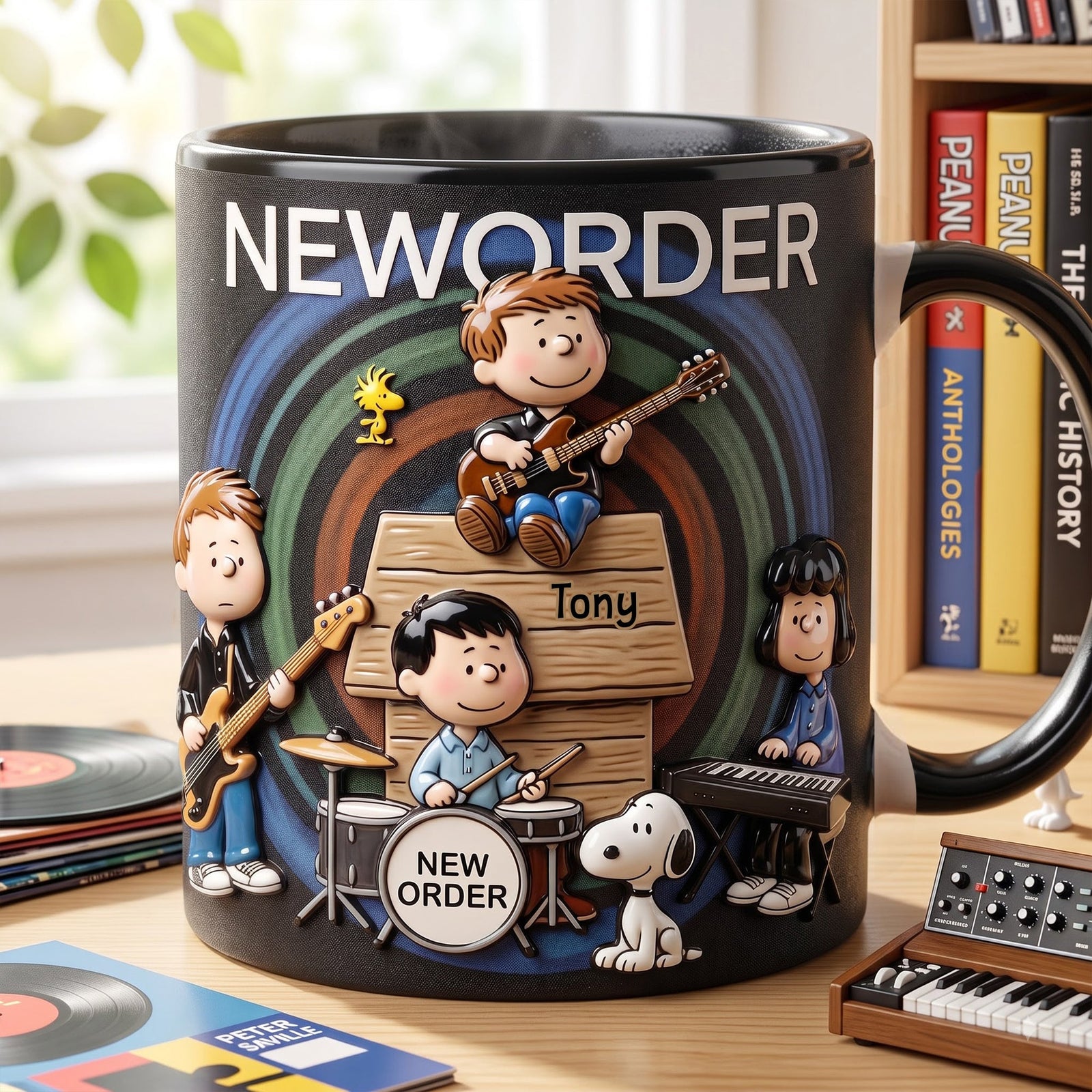 New Order Pup Accent Mug - Personalized Gifts For Music Lovers 06hulu290726