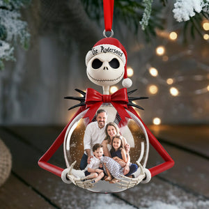 Gothic Christmas Custom Photo Ornament - Personalized Gifts For Family 02PGLU011125