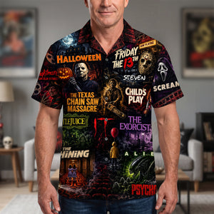 Horror Hawaiian Shirt - Personalized Gifts For Horror Lovers 02nadh200626-Homacus