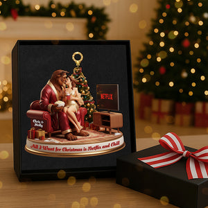 Naughty Couple Acrylic Ornament, Personalized Gifts For Christmas 02pgta231025