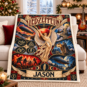Led Zeppelin Rock Band Blanket - Personalized Gifts For Music Lovers 05haqn121026