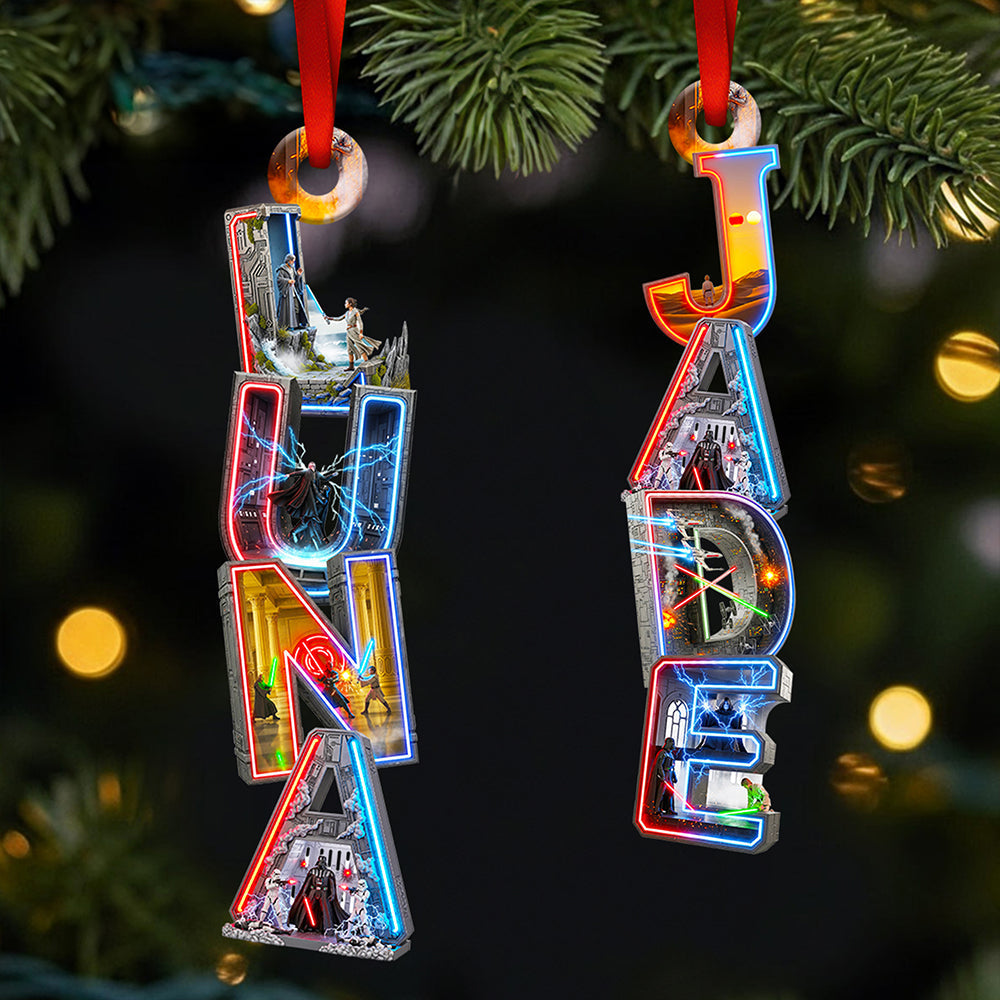Alphabet Ornament Personalized Christmas Gifts 05HYDT271025