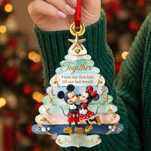 Lovely Couple Christmas Ornament - Personalized Gifts For Christmas 03nadh090926