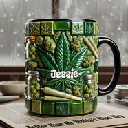 Cannabis Coffee Mug - Personalized Gifts For Stoner 01tota090126