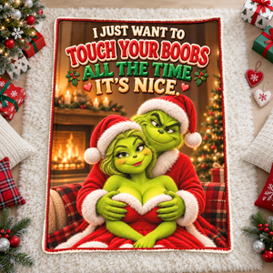 Funny Mischief Couples Blanket - Personalized Christmas Gifts For Couples 06naqn101026