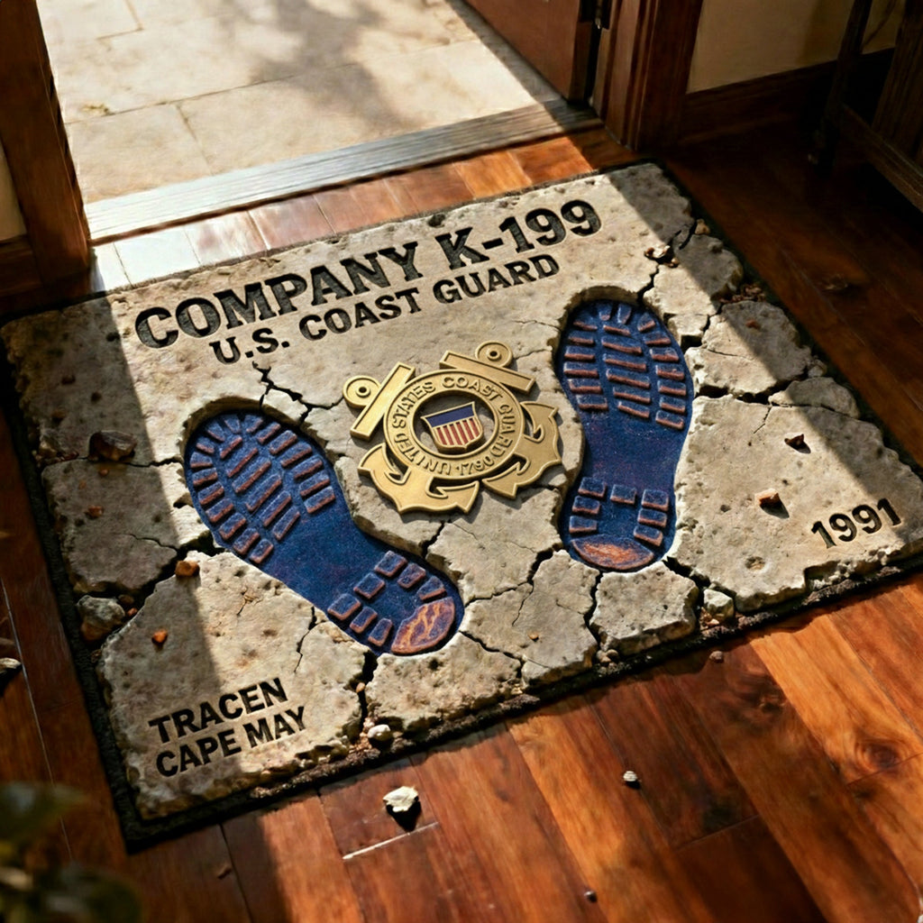 Home Of A Proud Veteran Doormat - Personalized Gifts For Veteran 061TGLU260126-Homacus
