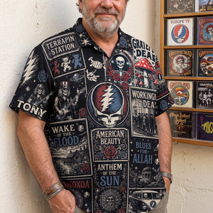 The Grateful Dead Hawaiian Shirt, Personalized Gifts For Psychedelic Rock Lovers 03qhlu030726