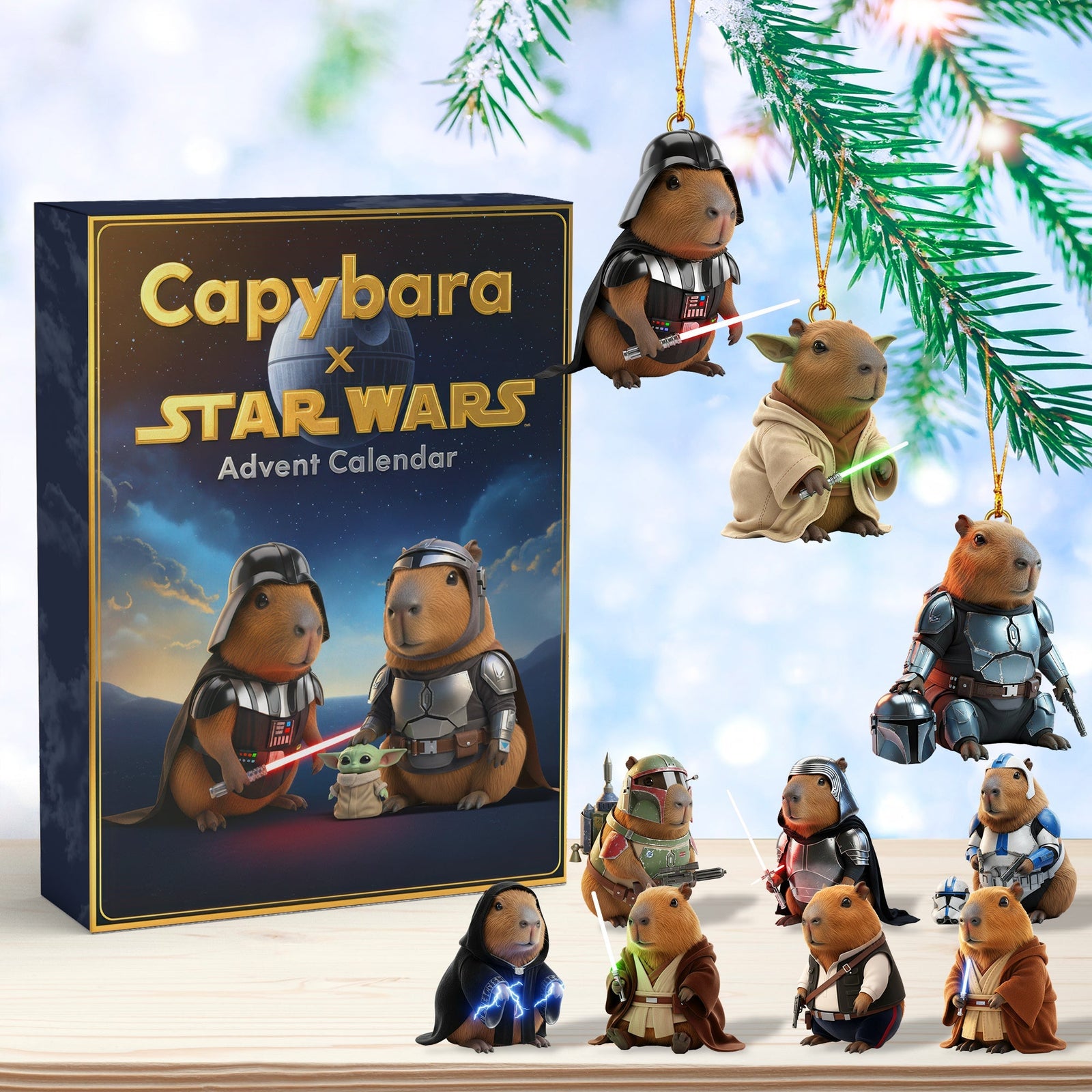 Capybara Mystery Adventure Advent Calendar Blind Box – Christmas Gift 05KIQN111125