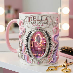 Hair Lounge Accent Mug - Personalized Gifts For Hairdresser 05haqn300626 - Coffee Mug - GoDuckee