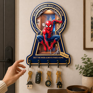 Masked Hero Acrylic Key Hanger - Personalized Gifts For Family 04hadh030826