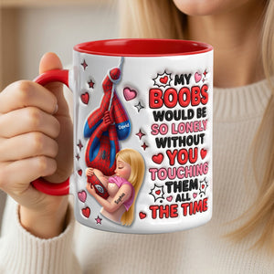 Chaos In Love Accent Mug - Personalized Gifts For Couples 03huqn300626