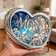 Follow Elephant Mom Acrylic Plaque, Personalized Gift For Mom 04qhtn070226-Homacus
