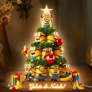 Funny Holiday Monster Acrylic Light Box - Personalized Christmas Gifts 05PAQN061125