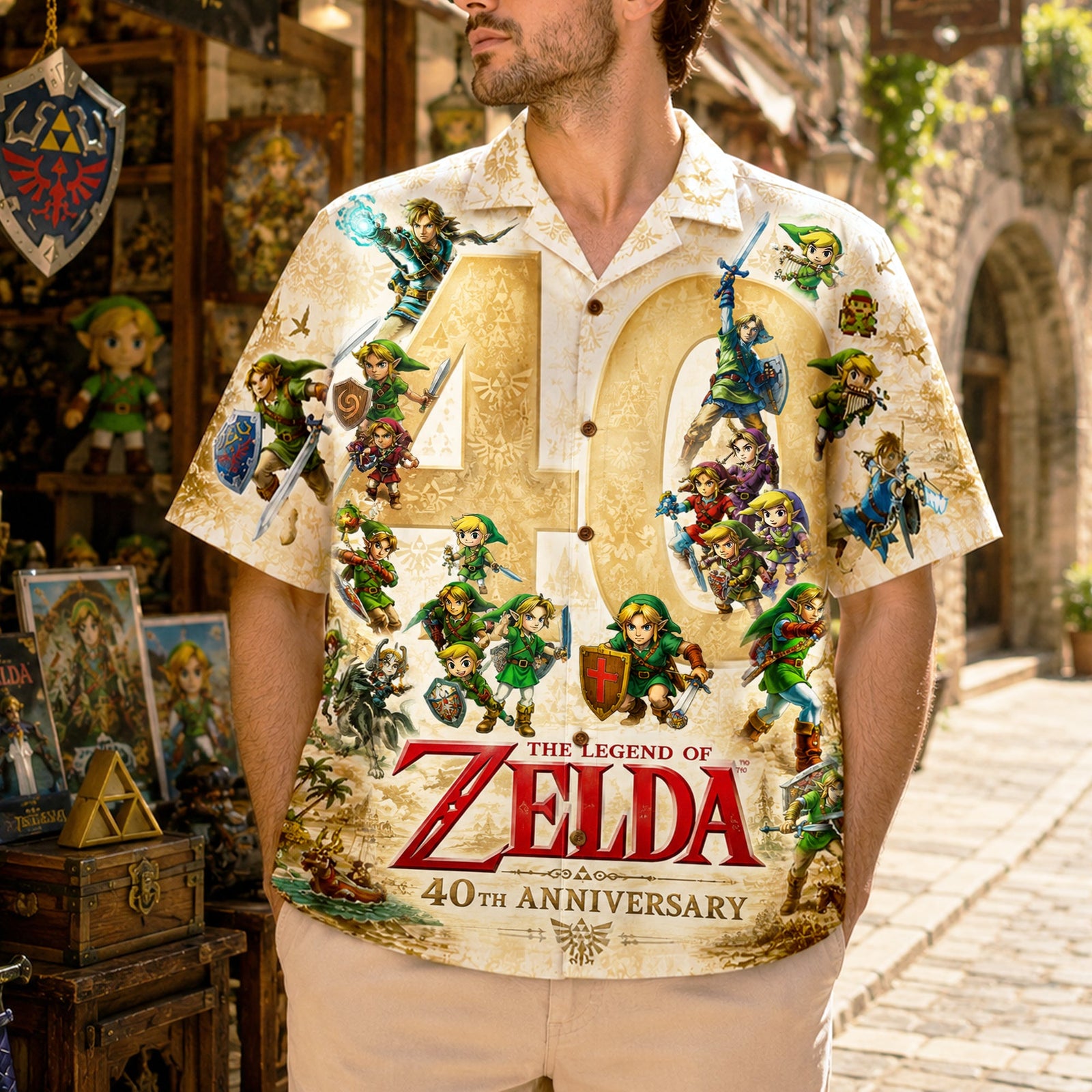 40th Anniversary Hawaiian Shirt - Personalized Gifts 069nalu080626-Homacus
