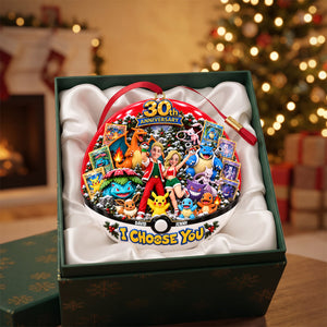 30th Anniversary Adventure Couple Ornament - Personalized Gifts For Couple Christmas Ornament 03OHTN290926