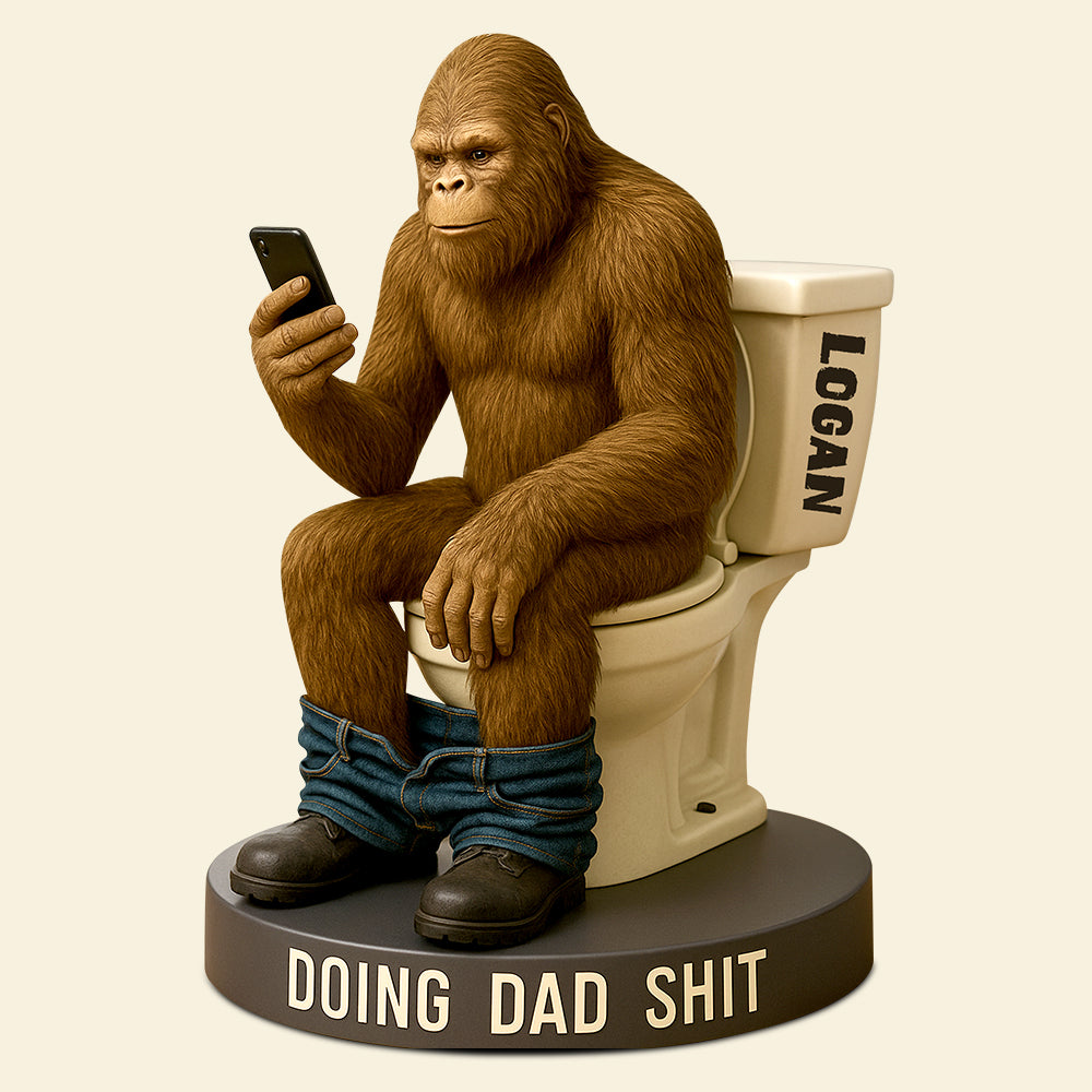 Big Foot Dad Doing Acrylic Plaque - Personalized Gifts For Dad 04ohdt070525-Homacus