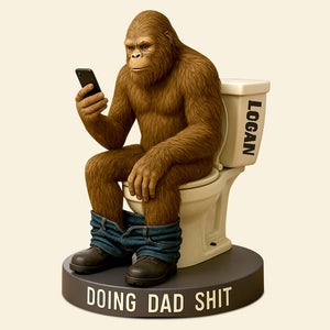 Big Foot Dad Doing Acrylic Plaque - Personalized Gifts For Dad 04ohdt070525-Homacus