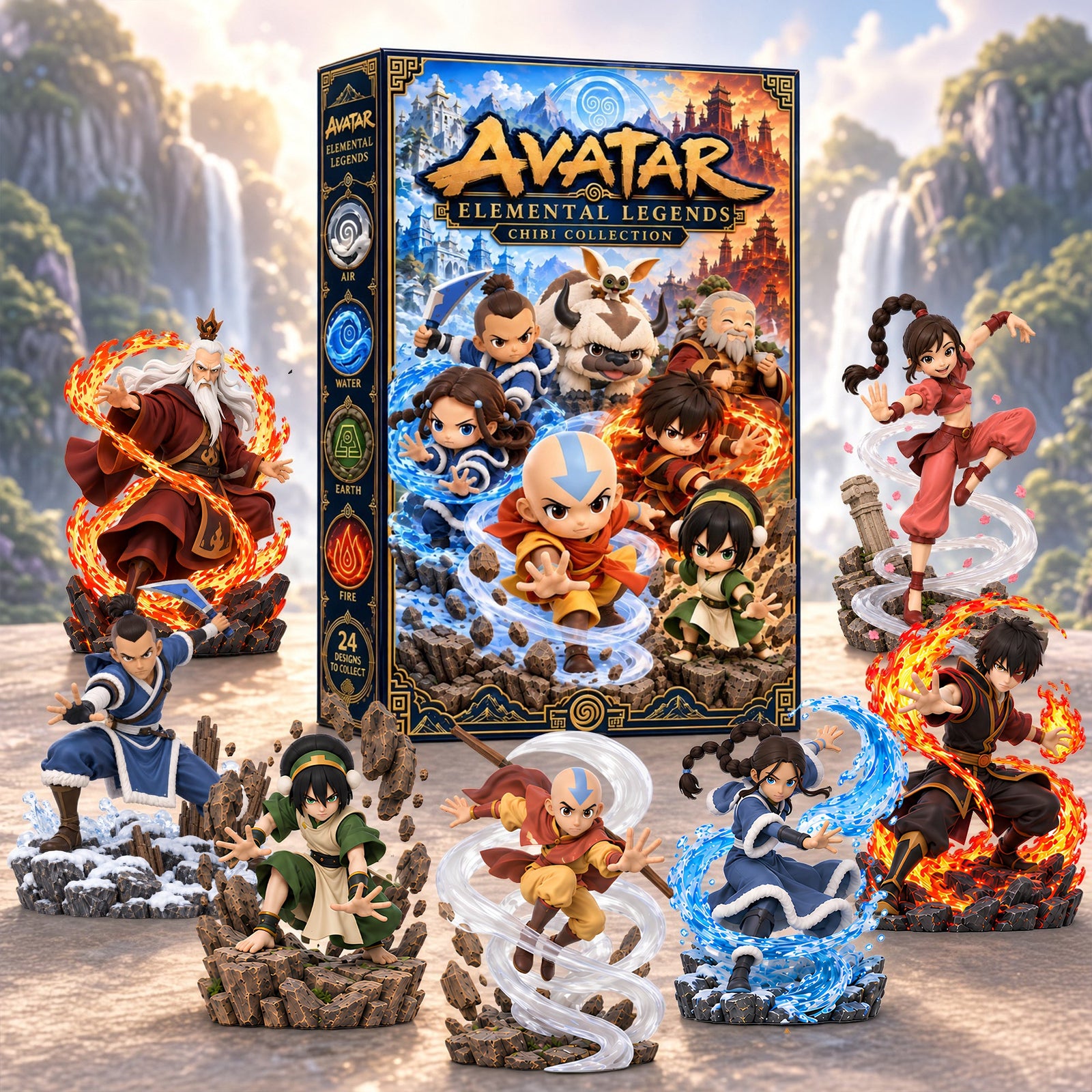 Legendary Elemental Heroes Advent Calendar - Personalized Gift For Christmas 01TTLU291026