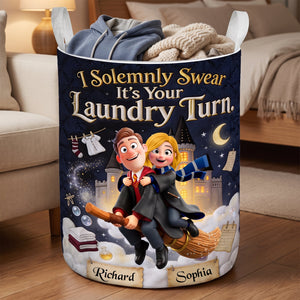 Eternal Affection Quilted Laundry Basket - Personalized Gifts For Couples 01toqn020726