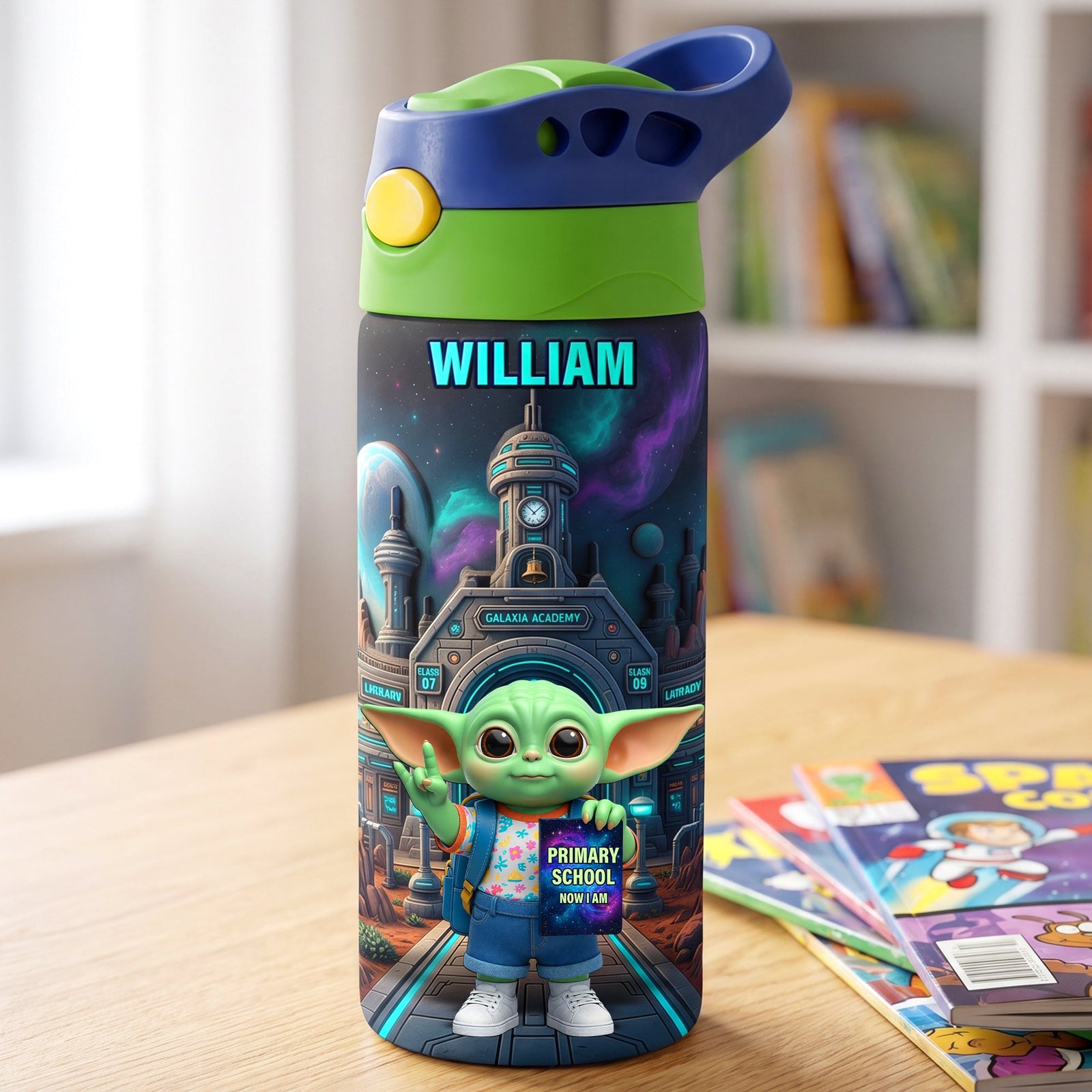 Galactic Academy 12oz Colorful Kid Tumbler Personalized Gifts For Kids 07TOQN280726