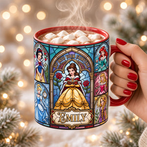 Lovely Fairy Tale Princesses Accent Mug - Personalized Christmas Gifts 07hadh231026