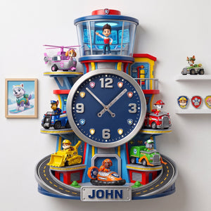 Back To School Gifts For Kids - Personalized Acrylic Hanging Wall Clock 05halu270726