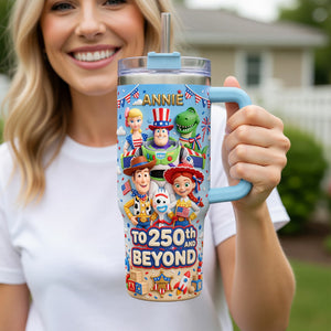 USA 250th Anniversary Tumbler With Handle - Personalized Gifts For Patriots 04tyqn190626-Homacus