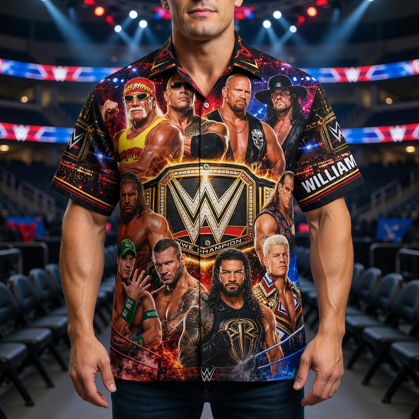 Wrestling Champion Hawaiian Shirt - Personalized Gifts 06naqn230626