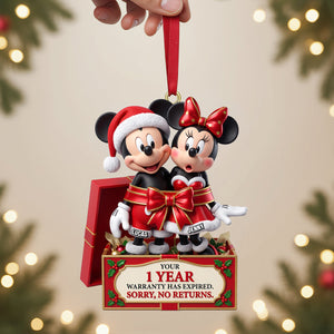 No Returns Christmas Ornament - Personalized Funny Gifts For Couple 05natn170926