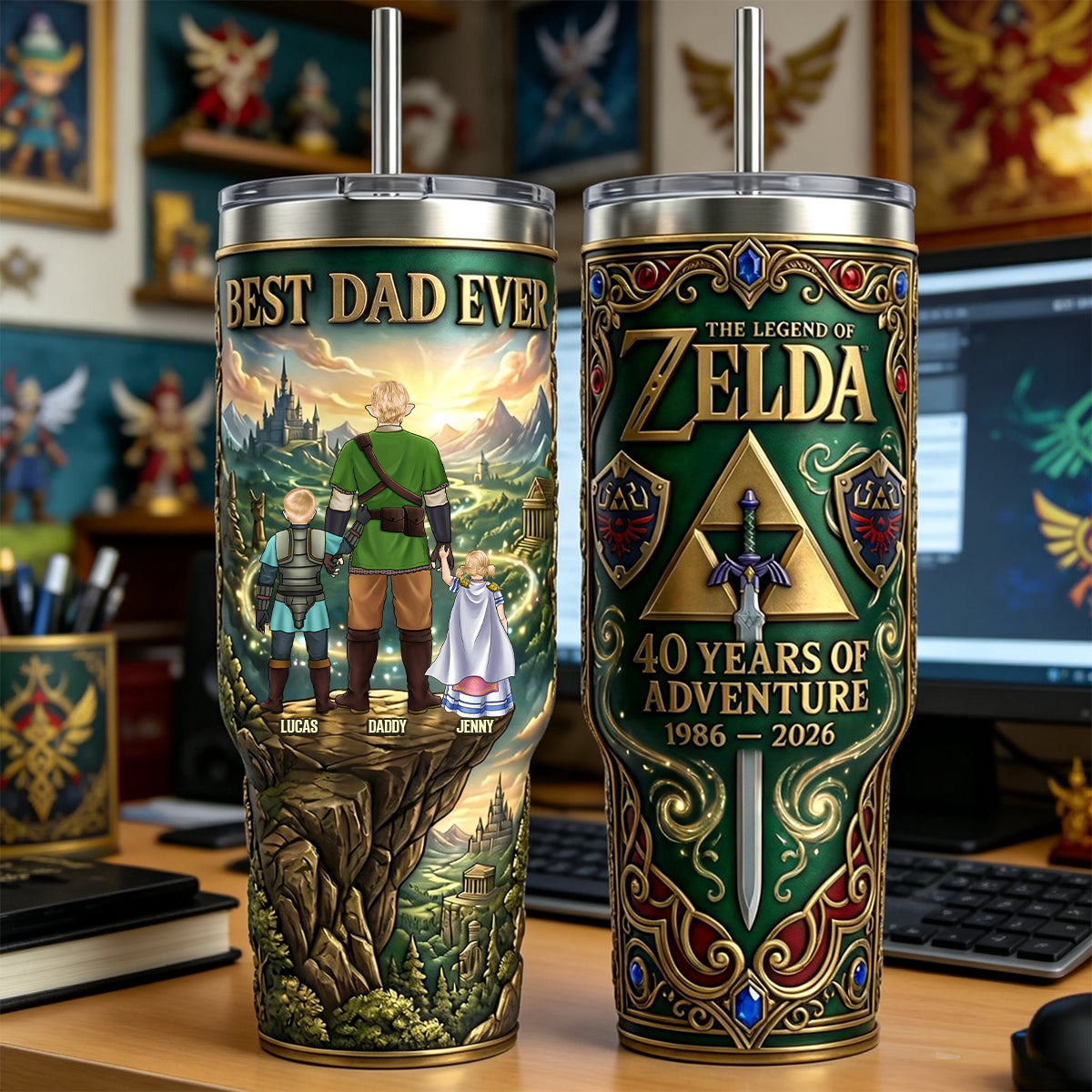 Legendary Adventure Dad 40oz Tumbler 021NATN050326HG