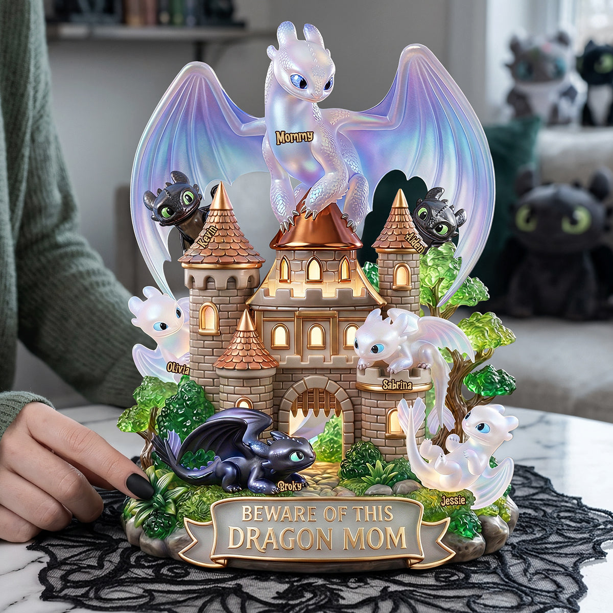Fantasy Castle Acrylic Plaque - Personalized Gifts For Mother 02pata150426-Homacus