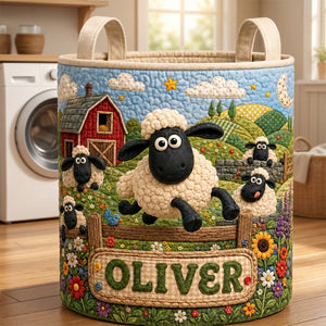 Farm Life Quilted Laundry Basket - Personalized Gifts 01hadt260626-Homacus