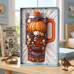 Cute Friends 40oz Tumbler – Personalized Halloween Gifts For Cartoon Lovers 05halu310726