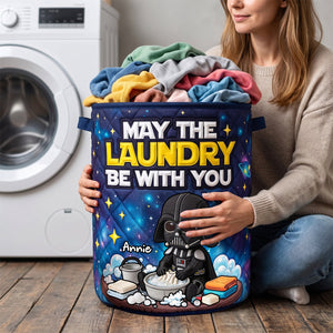 Legend Warrior Doing Laundry Quilted Laundry Basket - Personalized Gifts 05todh290626-Homacus