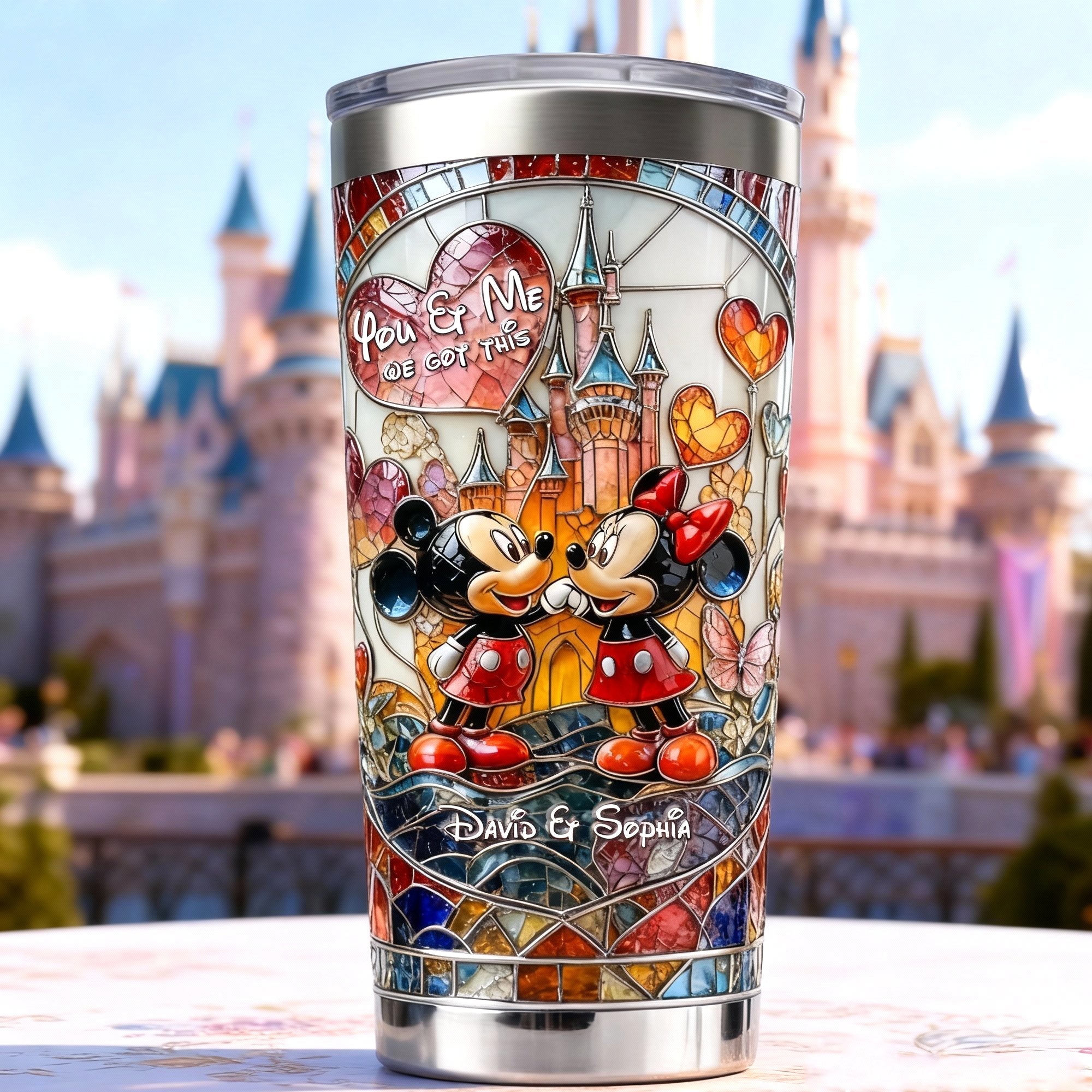 Classic Sweetheart Couple Tumbler - Personalized Gift For Couples 03TOTN160126