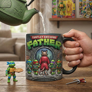 Just Turtley Awesome Magic Ceramic Coffee Mug - Personalized Gifts For Father's Day 03NATN090426-Homacus